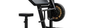 OVERDRIVE  Bicep Curl Machine - Plate Loaded