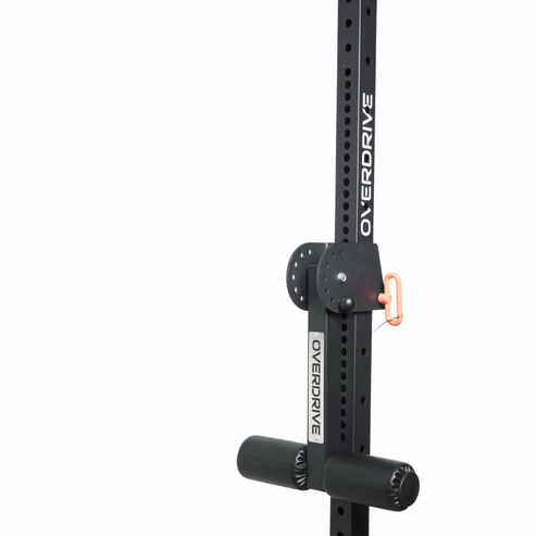 Power Rack Leg Attachment OVERDRIVE Nordic Curl / Split Leg Roller Attachment for Power Racks ...