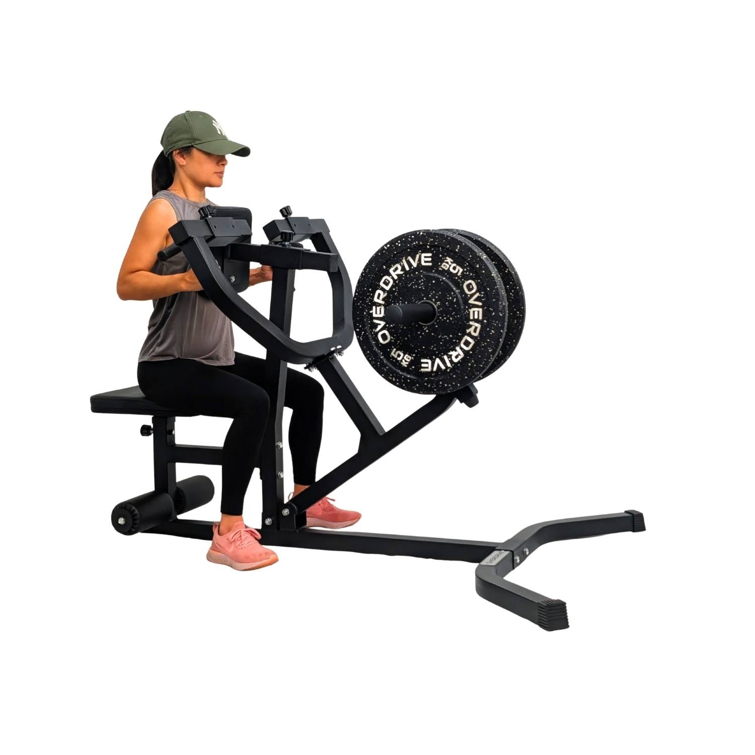 OVERDRIVE Seated Row Machine Plate Loaded