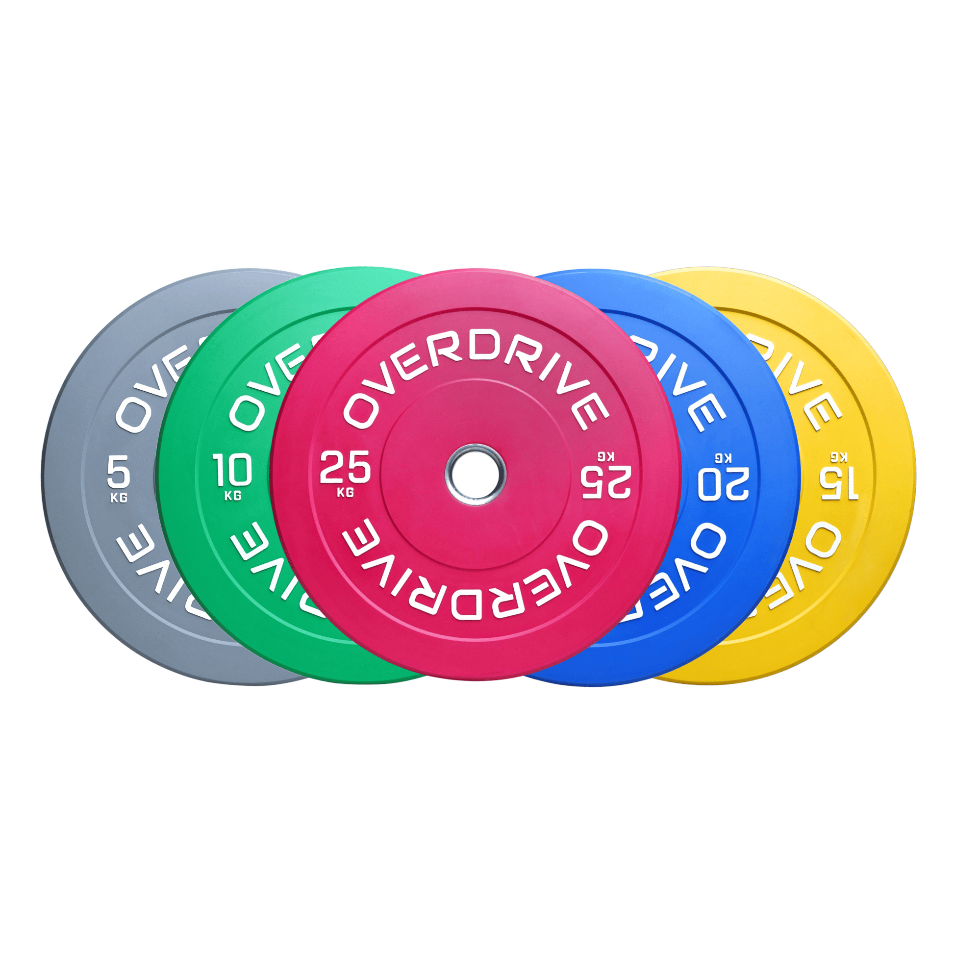 Overdrive Sports Colour Bumper Plate Set