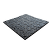 9 PACK OVERDRIVE EPDM Rubber Gym Mat Flooring Black 500MM x 500MM x 25MM