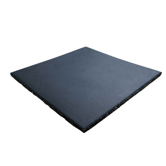 OVERDRIVE EPDM Rubber Gym Mat Flooring Black 500MM x 500MM x 25MM