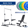 Home Gym Packages - Mach Pack 100kg City Bench