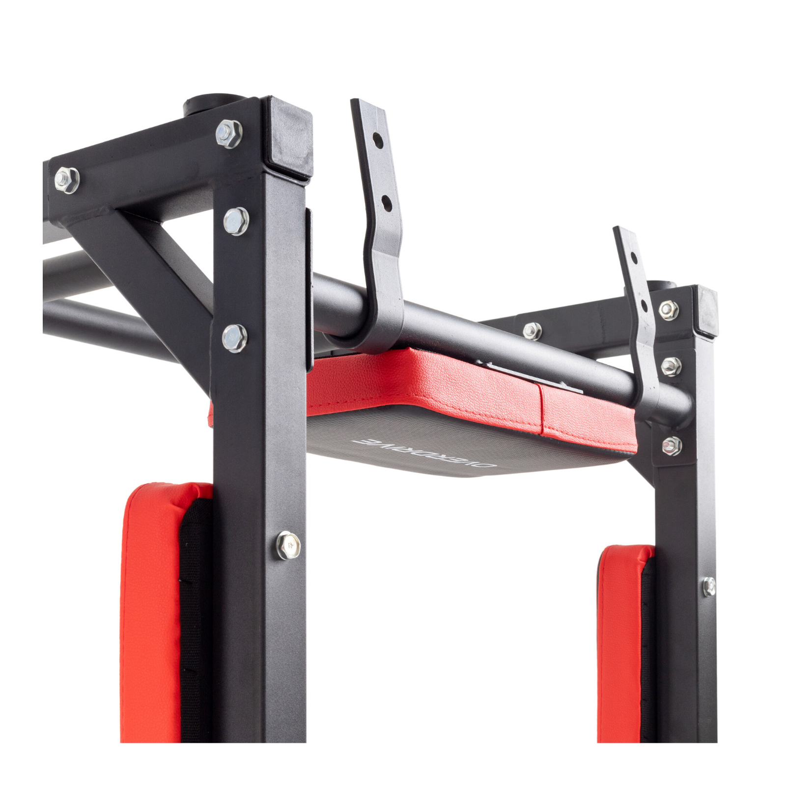 Overdrive Multi-grip Wall Mounted Pull Up Bar And Dip Bar Station