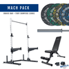 Home Gym Packages - Mach Pack 100kg City Bench