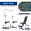 Home Gym Packages - Mach Pack 100kg City Bench