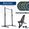 Home Gym Packages - Mach Pack 100kg FID Bench