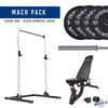 Home Gym Packages - Mach Pack 100kg FID Bench