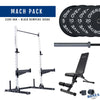 Home Gym Packages - Mach Pack 100kg City Bench