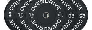 OVERDRIVE Black Bumper Plates