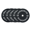 OVERDRIVE Black Bumper Plates 100kg/150kg Weight Package