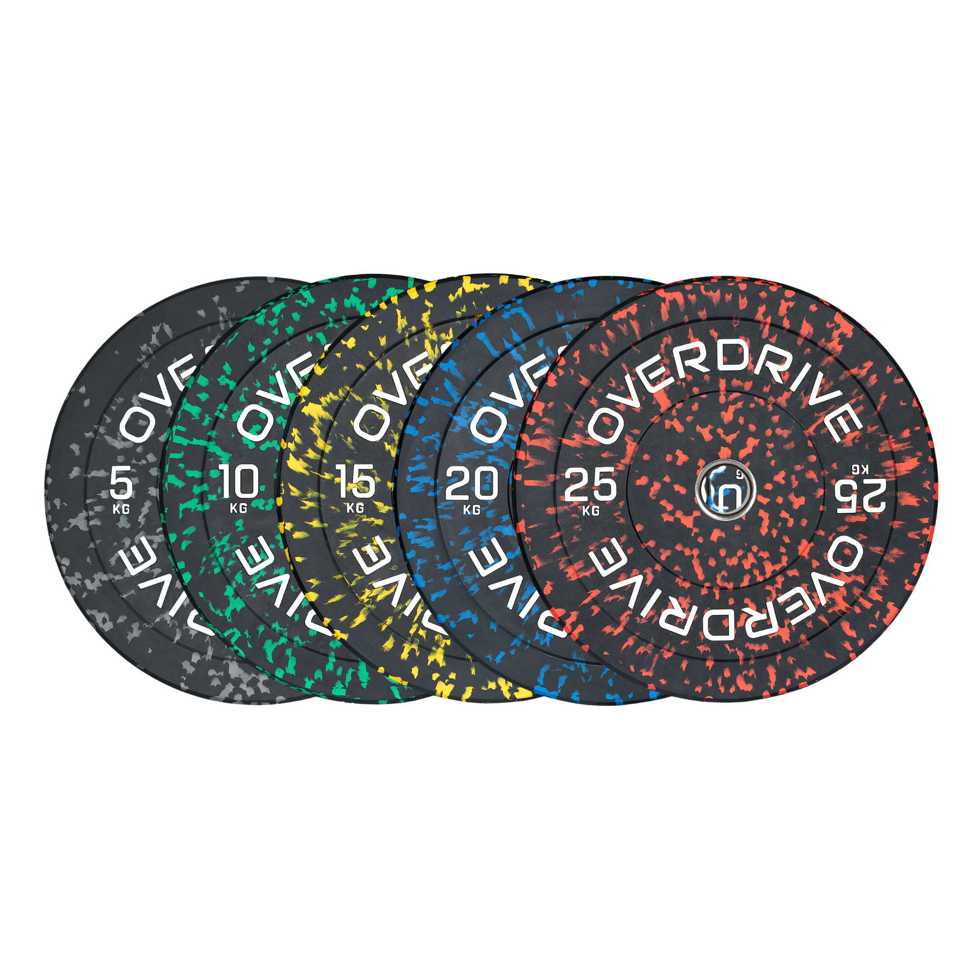 OVERDRIVE Fury Bumper Plates 100kg/150kg Weight Package