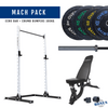 Home Gym Packages - Mach Pack 100kg FID Bench