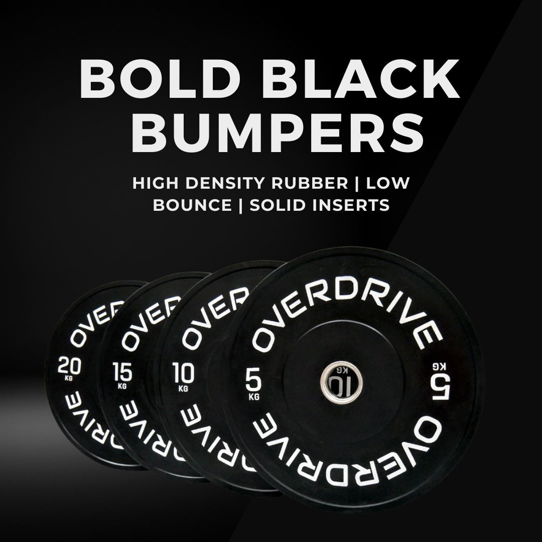 OVERDRIVE Black Bumper Plates